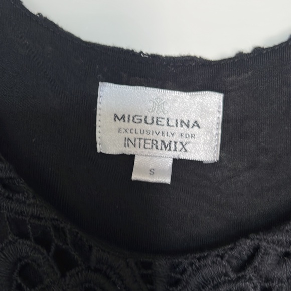 Miguelina Black Crop Top, Size S - Picture 3 of 3